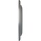 Ekena Millwork Niobe Ceiling Medallion (Fits Canopies up to 8 5/8"), Hand-Painted Silver, 18"OD x 1 1/2"P CM18NISLS - alternate 2